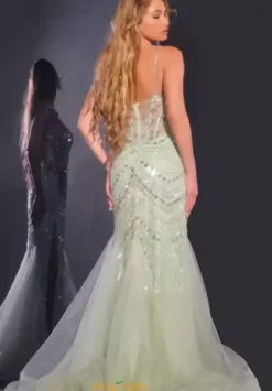 Long Dresses|Plus Sized Dresses^Jovani Sweetheart Neckline Long Dress 43189