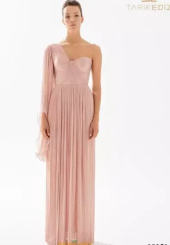 Long Sleeve Prom Dresses|Dresses With Sleeves^Tarik Ediz 98250 Ice Pink