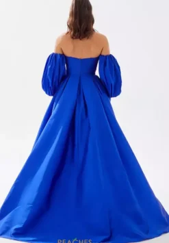Long Sleeve Prom Dresses|Long Dresses^Tarik Ediz 52010 Royal Blue