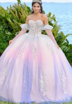 Sweet Sixteen|Quince Dresses With Sleeves^Tiffany Quinceanera 56499