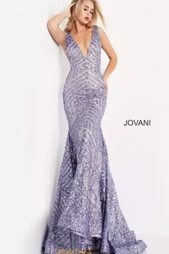 Pageant|Long Dresses^Jovani V Neck Long Fitted Dress 59762
