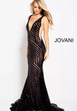 Pageant|Long Dresses^Jovani V Neck Long Fitted Dress 59762