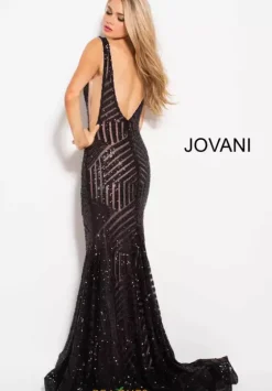 Pageant|Long Dresses^Jovani V Neck Long Fitted Dress 59762