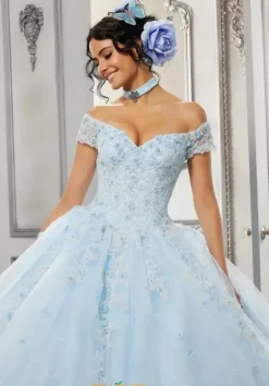 Quince Dresses With Sleeves|Plus Sized Quince Dresses^Vizcaya Quinceanera 60143