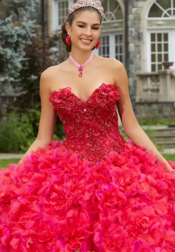 Quince Dresses With Sleeves|Plus Sized Quince Dresses^Vizcaya Quinceanera 34081
