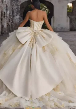 Quince Dresses With Sleeves|Plus Sized Quince Dresses^Vizcaya Quinceanera 89558