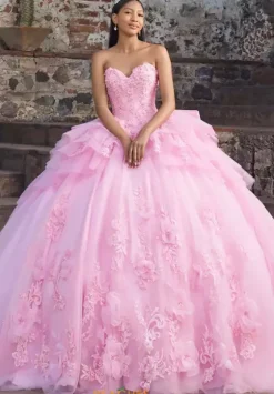 Quince Dresses With Sleeves|Plus Sized Quince Dresses^Vizcaya Quinceanera 89558