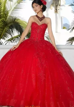 Quince Dresses With Sleeves|Plus Sized Quince Dresses^Vizcaya Quinceanera 89359 Blush