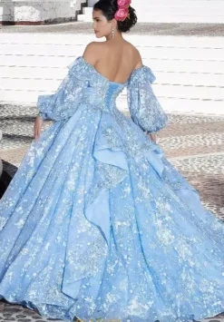 Quince Dresses With Sleeves|Sweet Sixteen^Vizcaya Quinceanera 89366