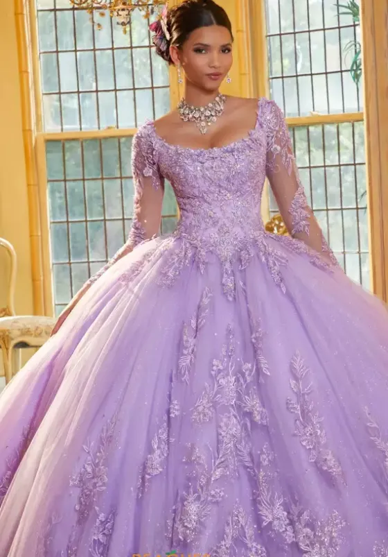 Quince Dresses With Sleeves|Plus Sized Quince Dresses^Vizcaya Quinceanera 34061