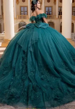 Plus Sized Quince Dresses|Sweet Sixteen^Vizcaya Quinceanera 4080015 Jade