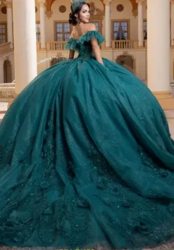 Plus Sized Quince Dresses|Sweet Sixteen^Vizcaya Quinceanera 4080015 Jade