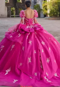 Quince Dresses With Sleeves|Plus Sized Quince Dresses^Vizcaya Quinceanera 89548