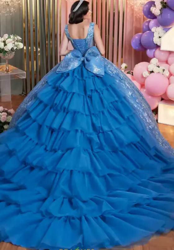 Sweet Sixteen|Quince Dresses With Sleeves^Vizcaya Quinceanera 89507