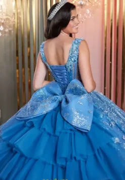 Sweet Sixteen|Quince Dresses With Sleeves^Vizcaya Quinceanera 89507
