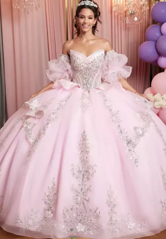 Plus Sized Quince Dresses|Sweet Sixteen^Vizcaya Quinceanera 89526