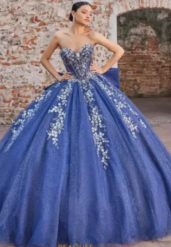 Sweet Sixteen|Quince Dresses With Sleeves^Vizcaya Quinceanera 89563