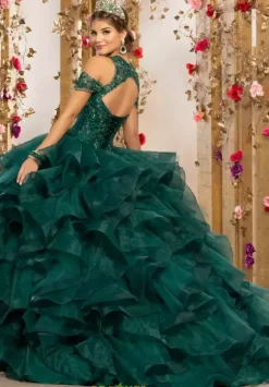 Plus Sized Quince Dresses|Sweet Sixteen^Vizcaya Quinceanera 89226 Blush