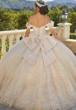 Sweet Sixteen|Plus Sized Quince Dresses^Vizcaya Quinceanera 89430 Pucker Up Pink