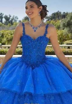 Sweet Sixteen|Plus Sized Quince Dresses^Vizcaya Quinceanera 89428 Regal Royal