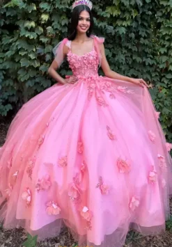 Sweet Sixteen|Plus Sized Quince Dresses^Vizcaya Quinceanera PH1005SP Coral/New Bubble